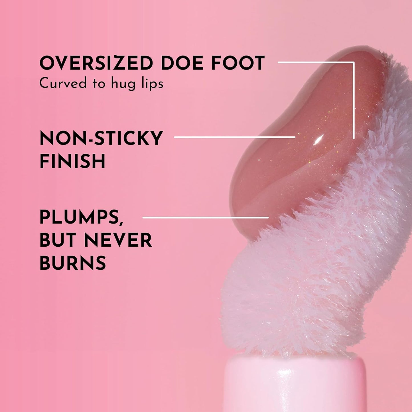 Lawless Women's Forget The Filler Lip Plumper Line Gloss, Nudie, Pink, 0.11 Fl Oz (Pack of 1)