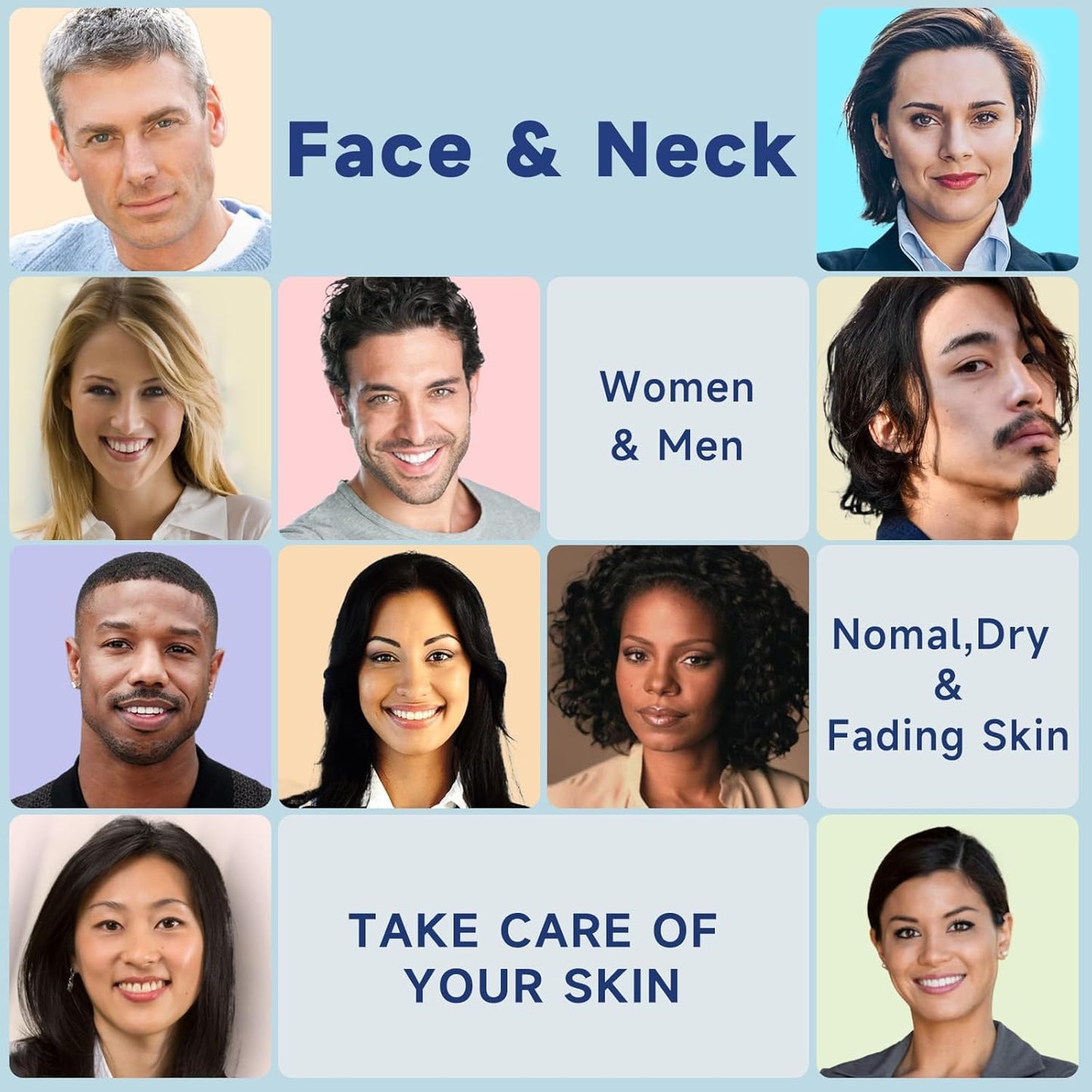 Retinol Cream for Face, Collagen Neck Creams for Tightening and Firming, Anti Aging Facial Moisturizer for Women & Men, Instant Face Lift Wrinkle Cream with Glycolic Acid Pads