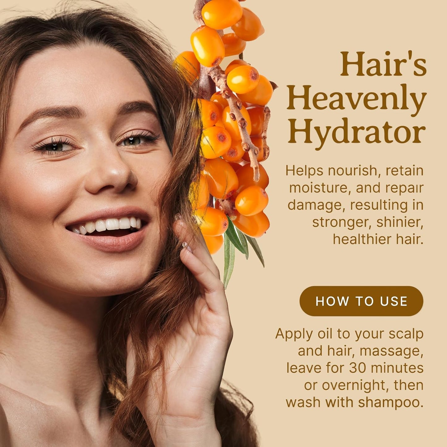 Bella Terra Oils - Seabuckthorn Berry Oil 4oz - Experience Nature's Luxurious Touch, Brimming with Vitamin E & Carotenoids, Transcend Ordinary Skincare