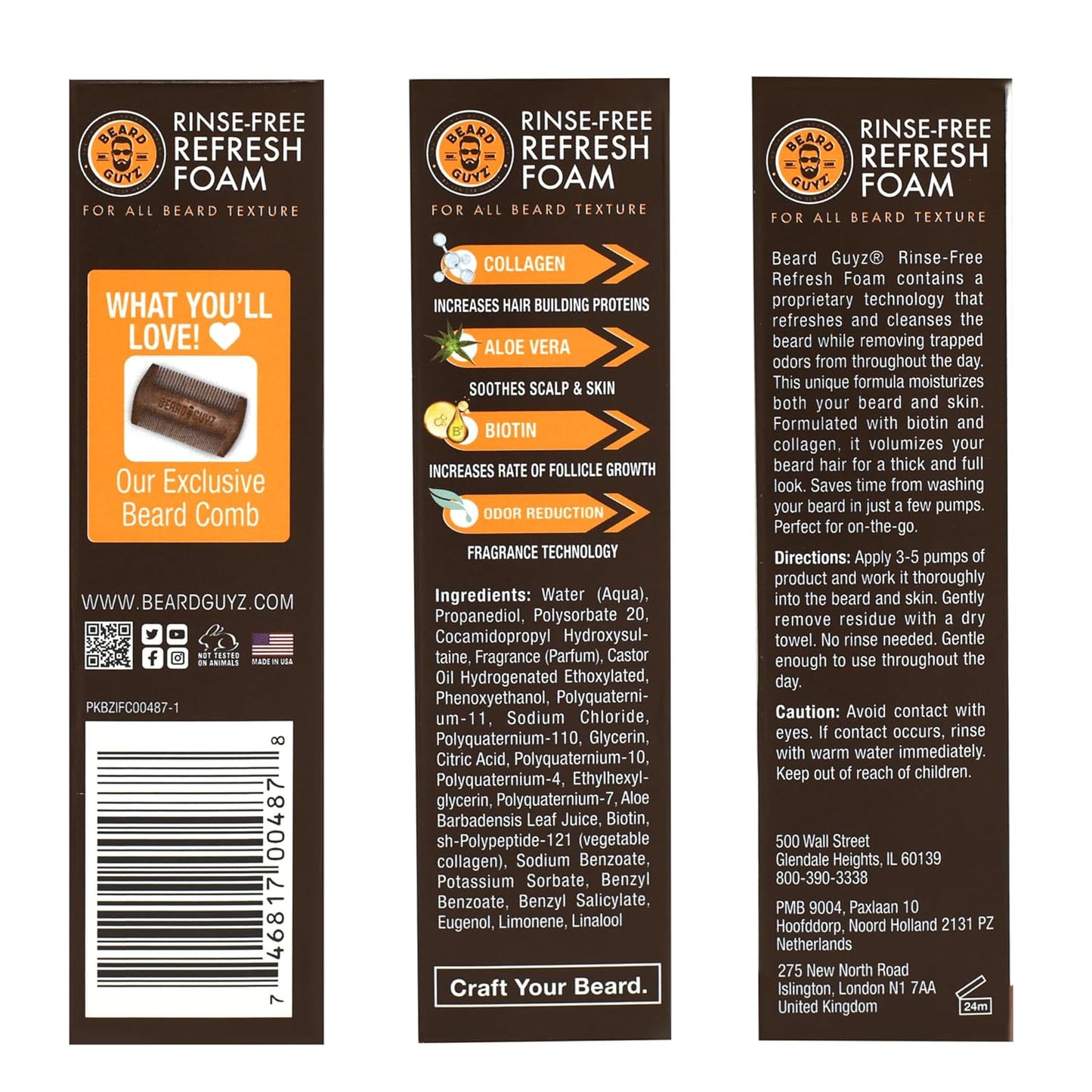 Beard Guyz Rinse-Free Refresh Foam