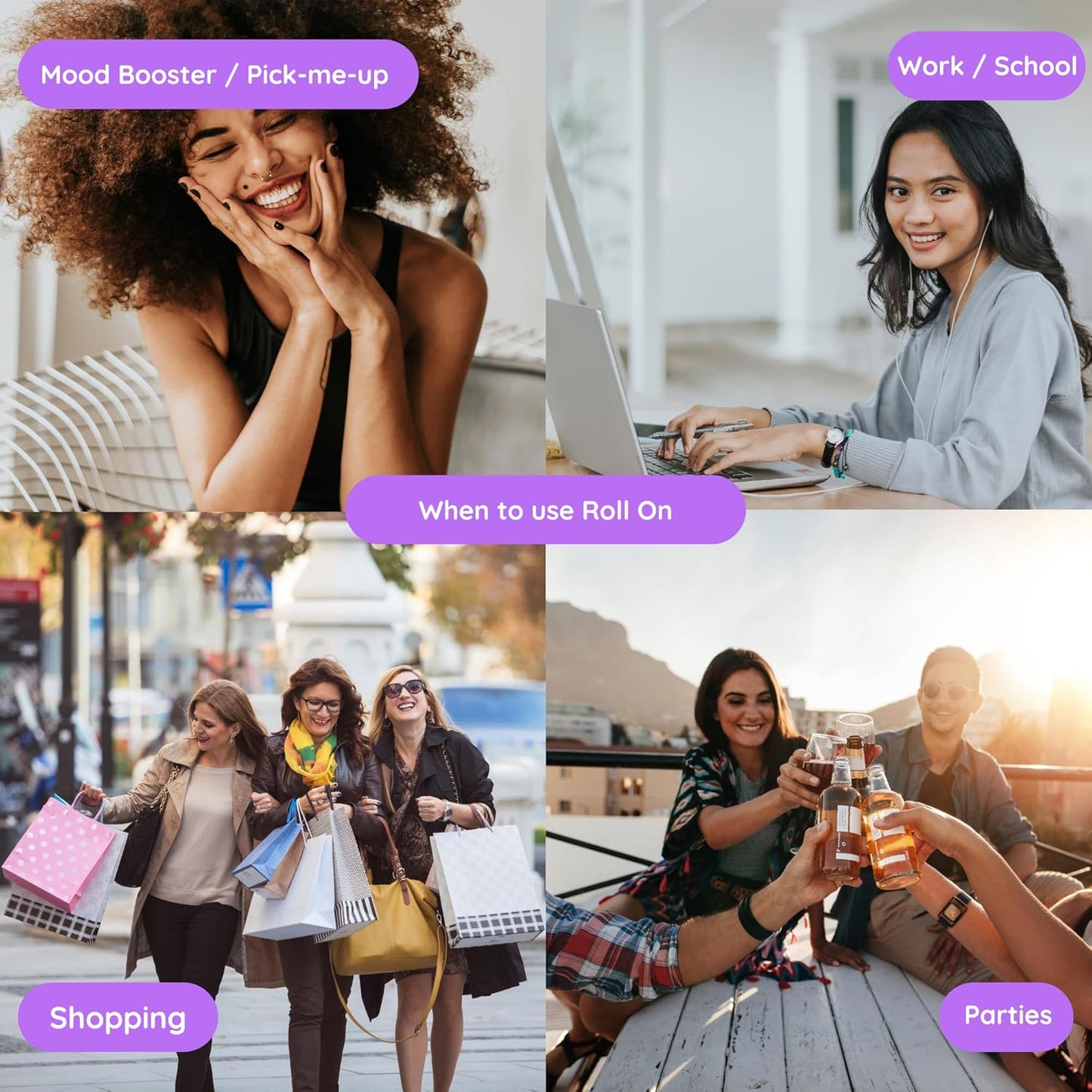 Lilac Blossom Delicious Pure Essential and Fragrance Oil Perfume Roll On with Organic Jojoba Oil, Alcohol Free, Small-Batch, Made in California, 0.34 Fl Oz