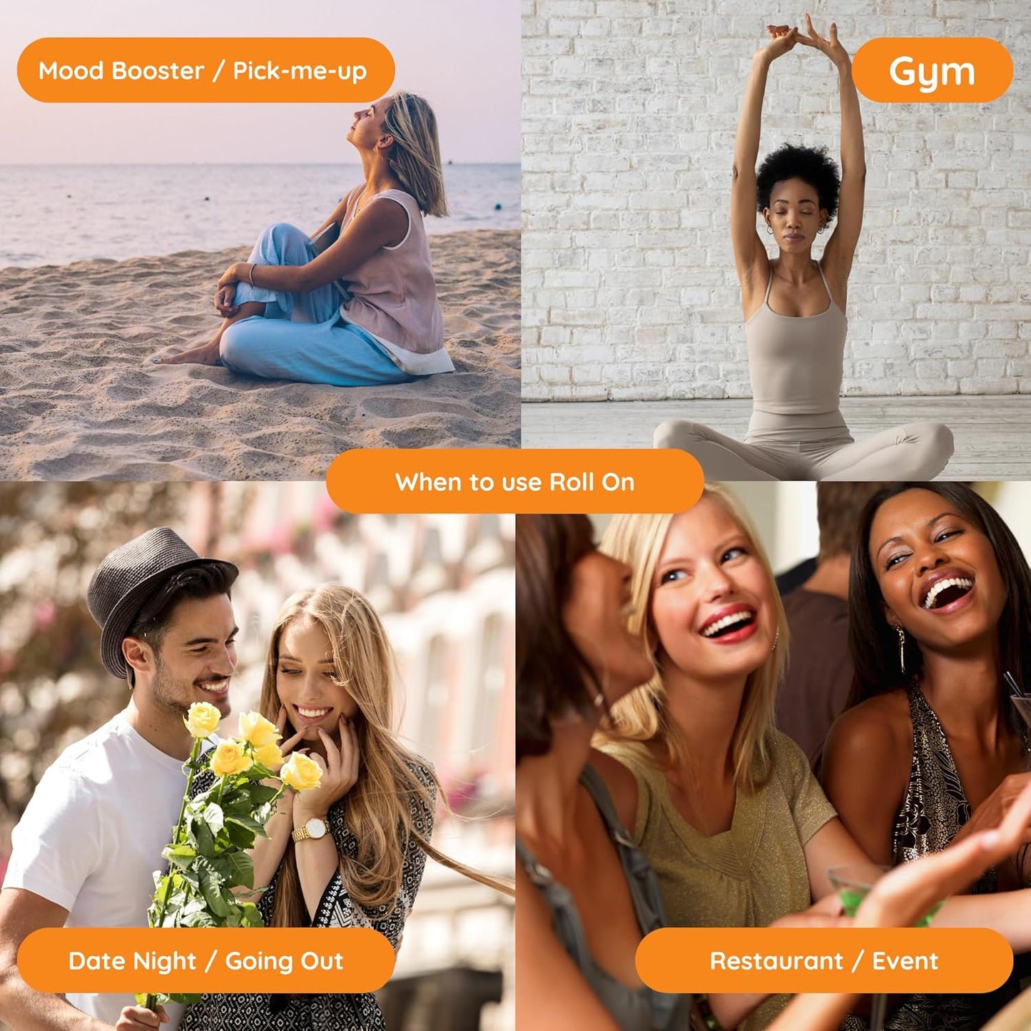 Juicy Georgia Peach Delicious Natural Essential and Fragrance Oil Roll On with Organic Jojoba Oil, Small Batch, Made in California