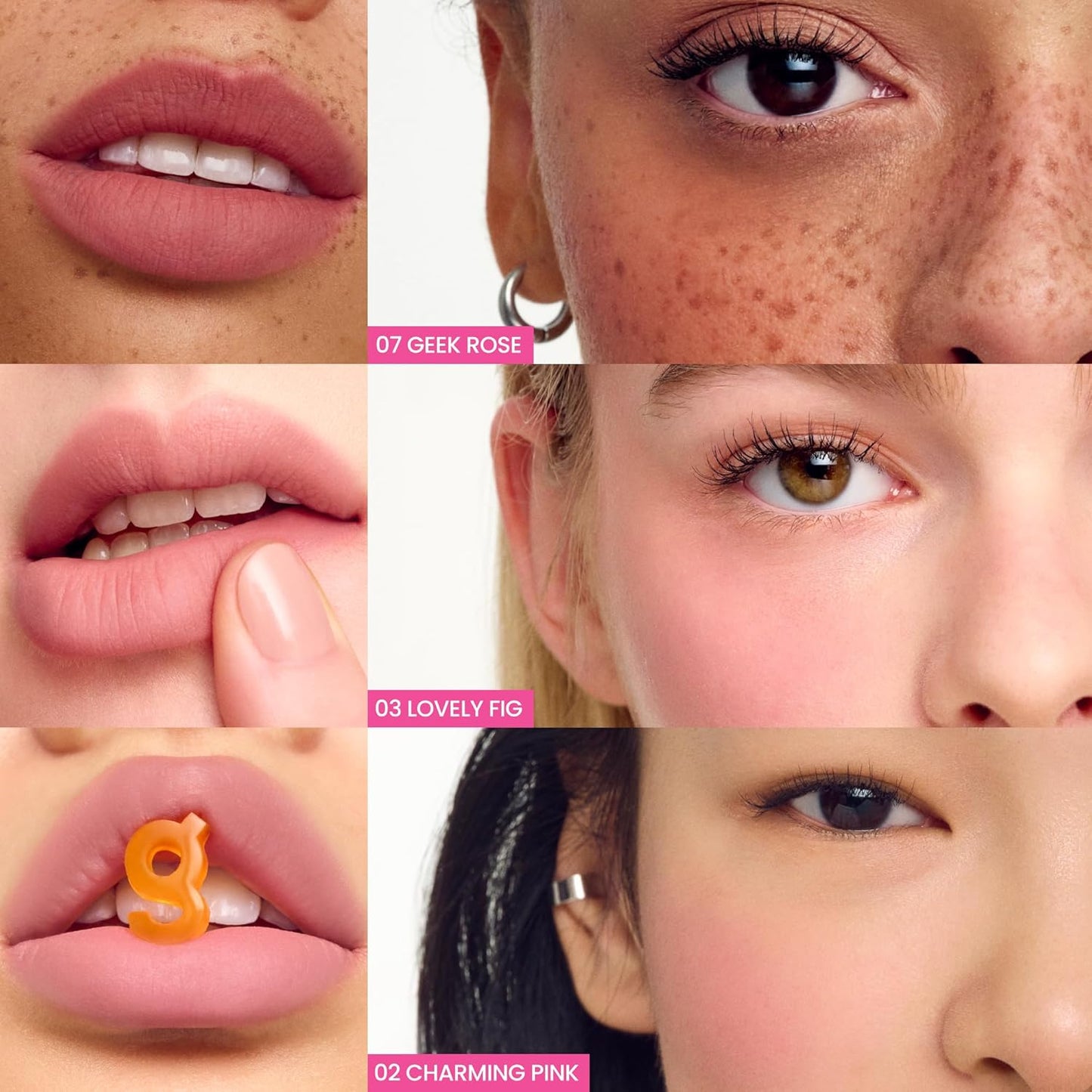 COLORGRAM NUDE BLUR TINT 03 LOVELY FIG | Soft Velvet Matte Lip Stain & Cheek Tint | Lightweight Blurring Tint for a Smooth & Airbrushed Finish | 24H Hydration, Long-Lasting & Non-Sticky Formula