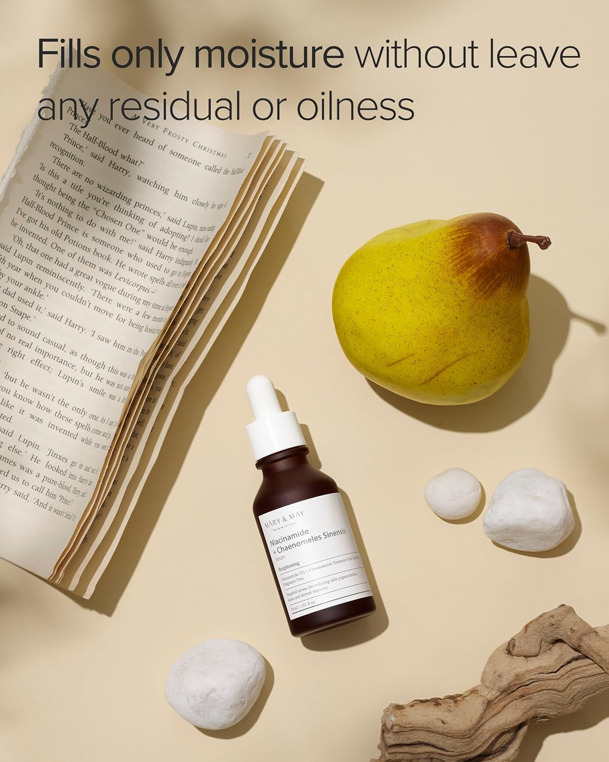 Mary&May Niacinamide + Chaenomeles Sinensis Face Serum - Korean Vitamin B3 Face Serum for Clear, Bright Skin, Sebum Control and Acne Soothing- Quick Absorption, Non-Sticky, Fragrance Free, 1.01 fl.oz.