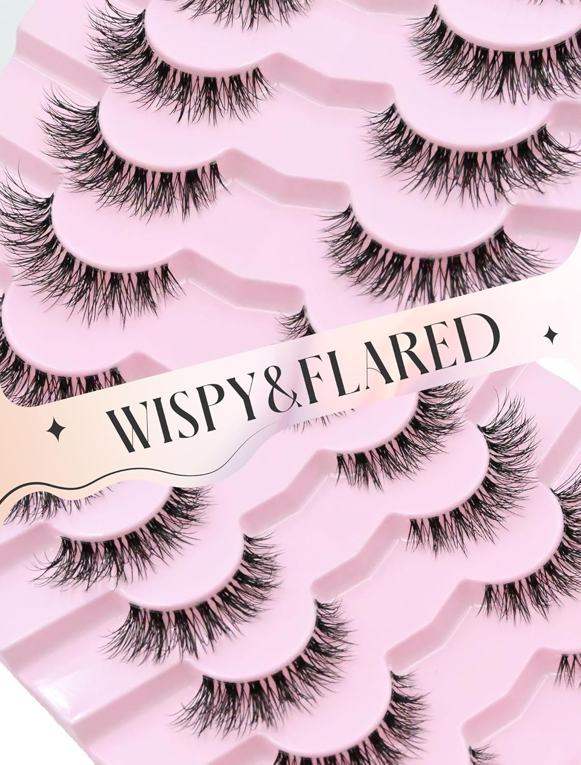 False Eyelashes Cat Eye Lashes Wispy Lashes Fake Lashes Natural Lashes Fake Eyelashes Natural Eyelashes Mink Lashes K4