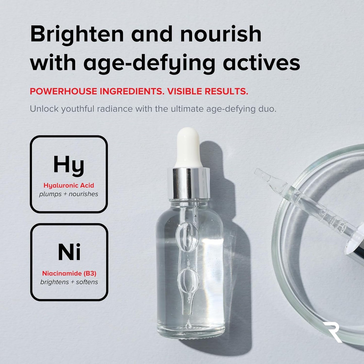 Age-Defying Microcurrent Conductive Gel with Hyaluronic Acid & Niacinamide (Vitamine B3), 8.45 fl oz - Long-Lasting, Non-Greasy, Hypoallergenic - 1 Bottle, 8.45 fl oz / 250mL