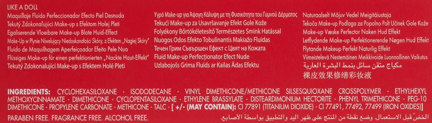 PUPA Milano Like A Doll Perfecting Make-Up Fluid, Sand 30 ml