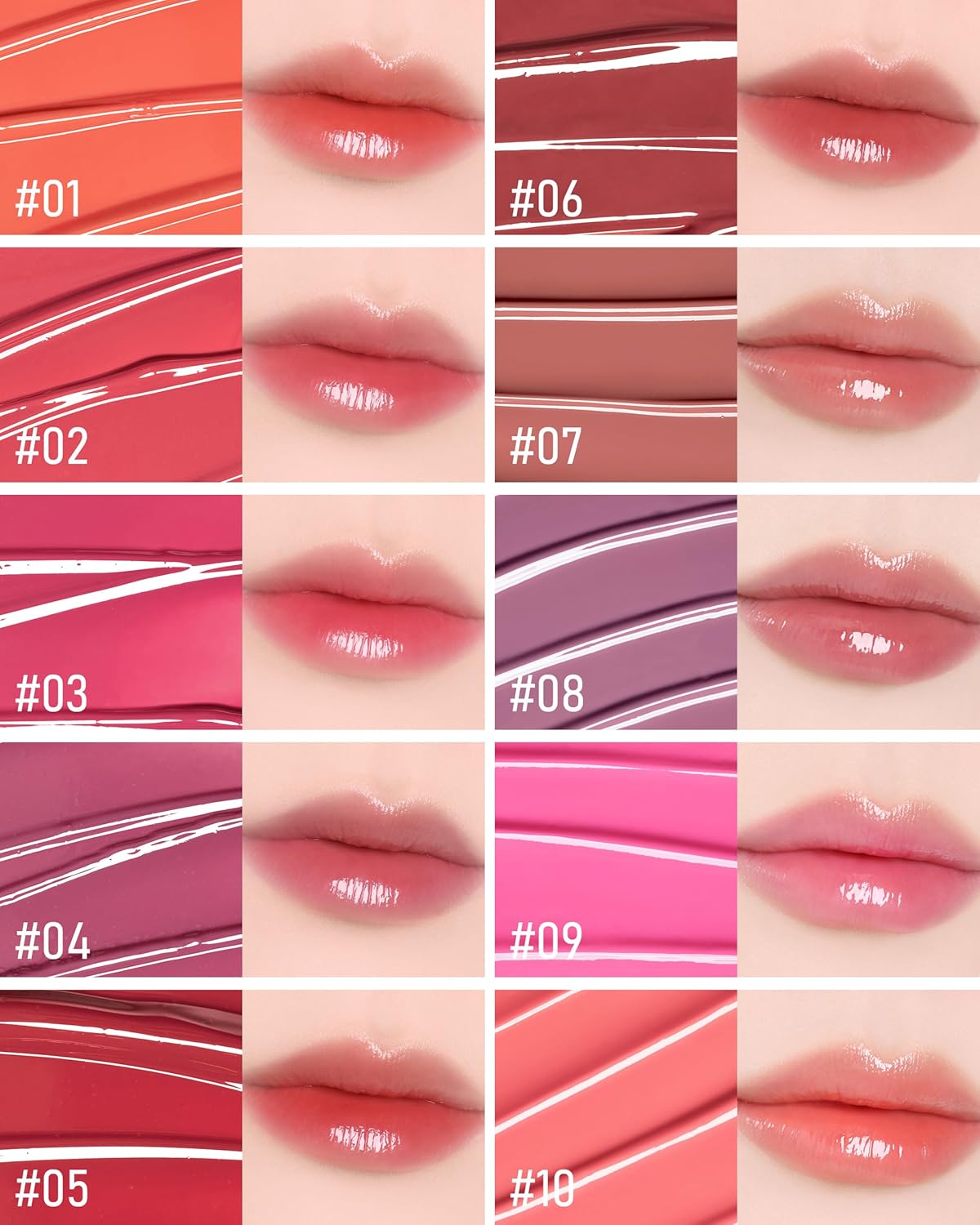 THESAEM Saemmy's Ade Shot Tint - Korean Lip Titnt, Water Gel Lip Stain with Plump Glowy Moisturizing Finish, Buildable Radiant Gloss, Long-Lasting Comfort, 0.1 fl.oz. (03 Lychee Chamomile)