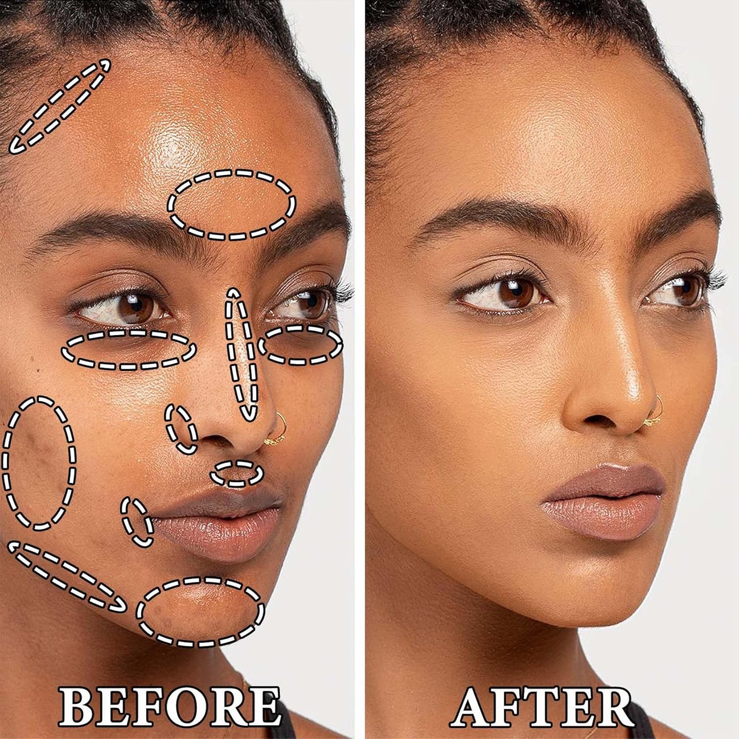 9 Colors Concealer Contour Palette,Correcting Concealer Makeup Palette 9 In 1 Contouring Foundation Cream Contour Palette for Redness,Dark Circles,Blemish,Acne(04#)