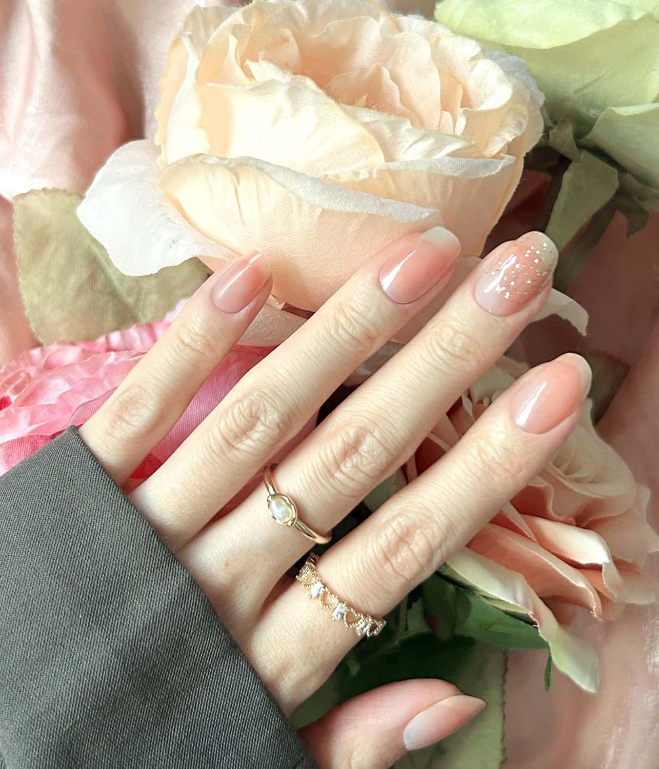 Nail Polish Strips - 22 Pcs Salon Quality Gel Nail Stickers - Long Lasting Wraps (Harvest A Pumpkin)