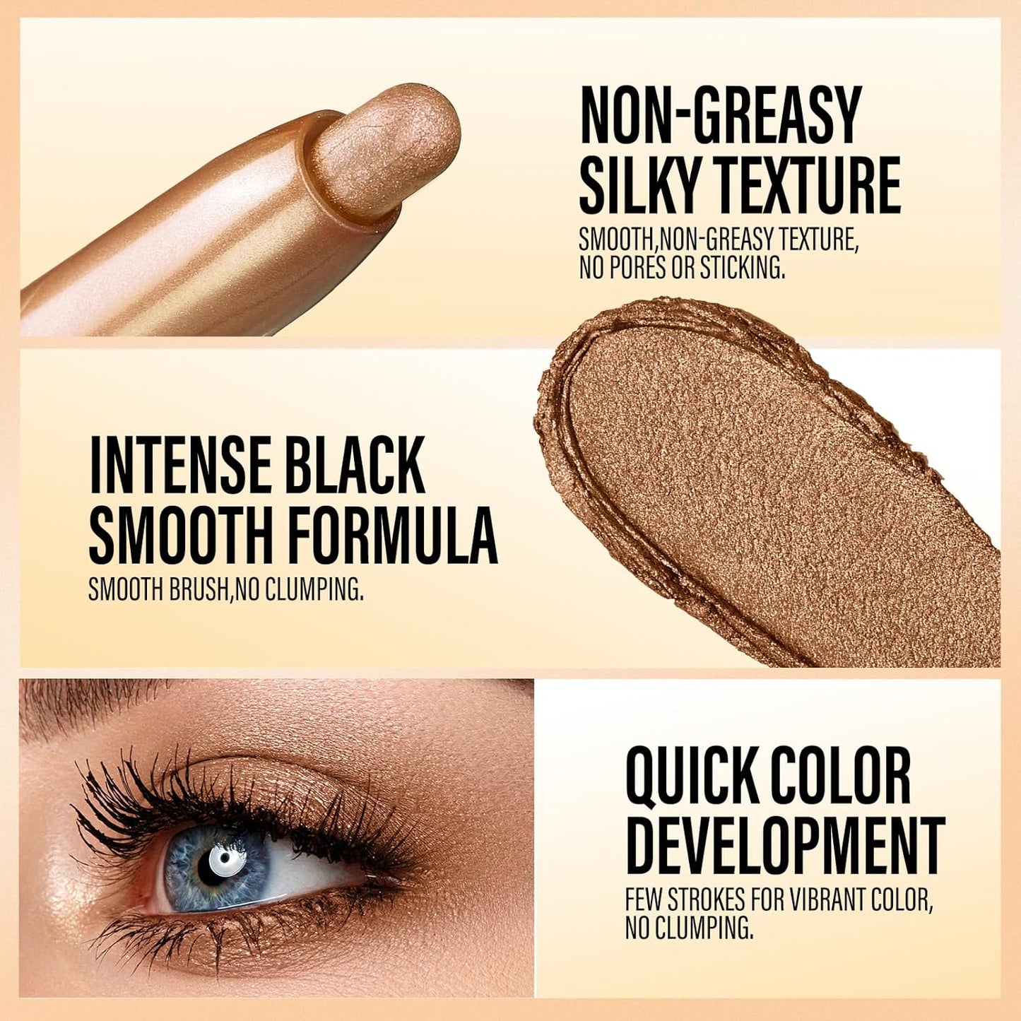 LANGMANNI Eyeshadow Stick,8 PCS Waterproof Multi-Color Eyeshadow Pen Set,Creamy Long-Lasting Eye Makeup Kit,Natural & Shimmer Shades Contour Stick,Perfect Gifts For Women (#F-8 Colors)