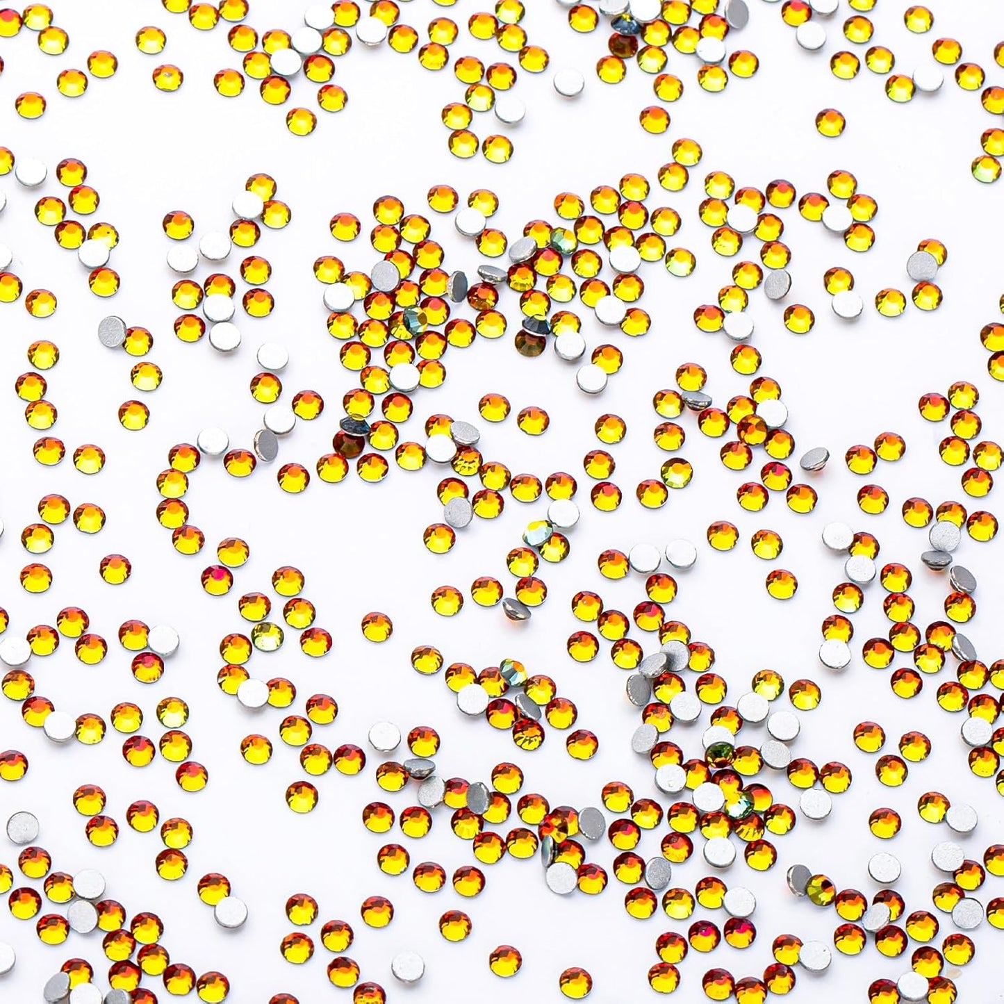 1440Pcs Blaze Crystal Rhinestones,Glass Flatback Rhinestones Gemstones Mini for Nail Face Makeup Art Crafts Clothes Decoration -(SS4,1.6mm,Blaze)