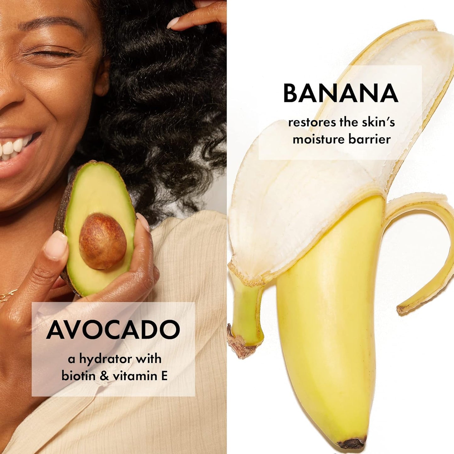 ESW Beauty Avocado Banana Milk - Hydrating Plant-Based Milk Face Mask (6-Pack) - Moisturizing with Avocado & Banana for Dry, Sensitive & Combination Skin - Deep Hydration & Suppleness