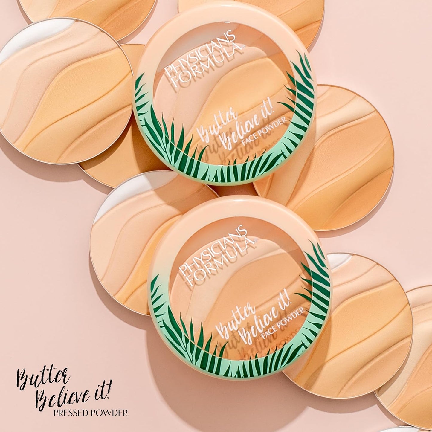 Physicians Formula Murumuru Butter Believe It! Pressed Face Powder, Buildable Coverage with Creamy Finish, Enriched with Amazonian Butters – Creamy Natural