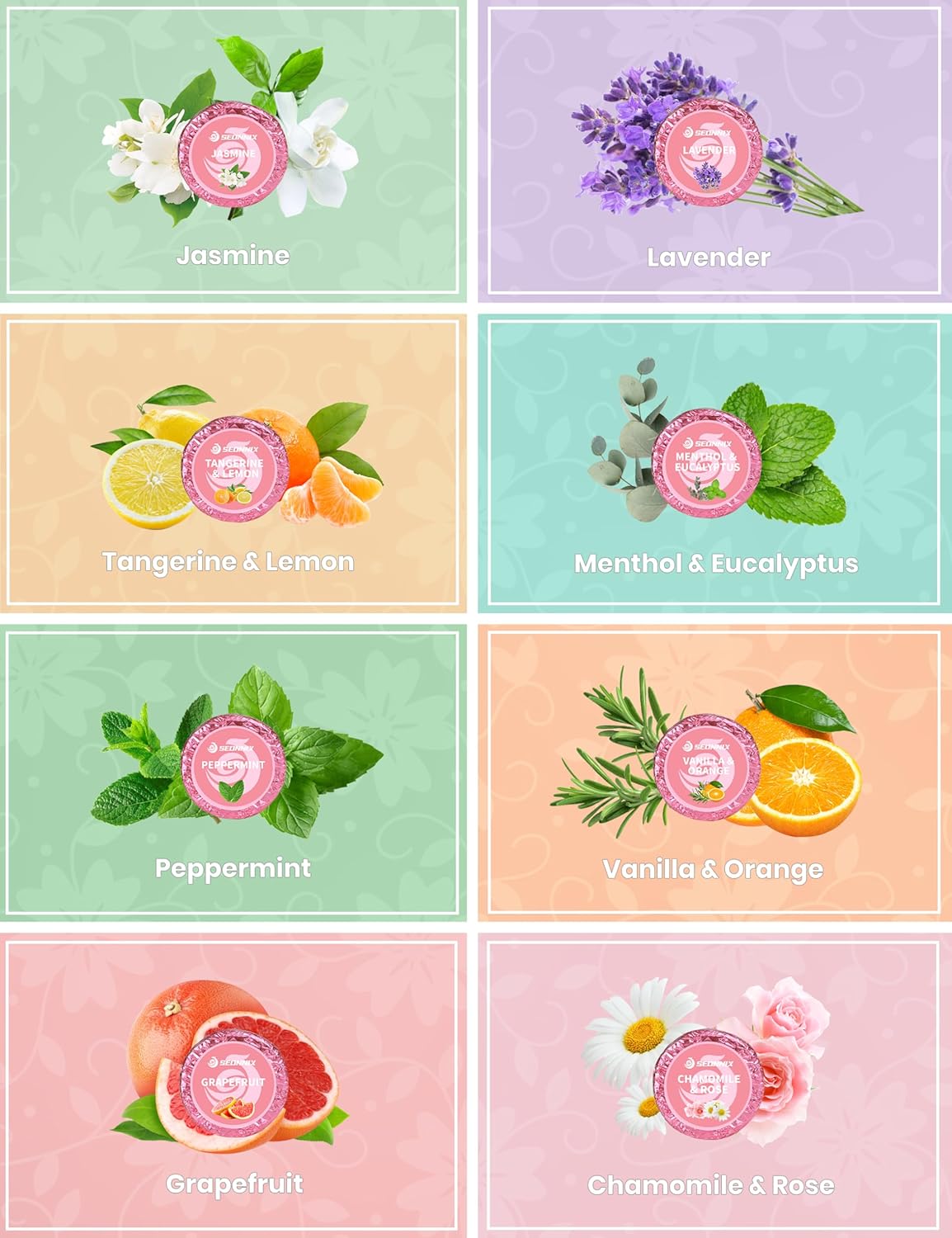 Shower Steamers Aromatherapy, 8 Pack Shower Bombs Relaxation Birthday Gifts for Women, Mother's Day Gifts for Her, Stress Relief & Self Care, Natural Fragrance Essential Oils Spa Gifts