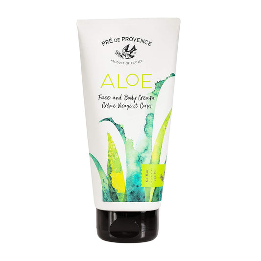 Organic Aloe Collection Hydrating Face and Body Cream (6.7oz), Fresh Cucumber Scent
