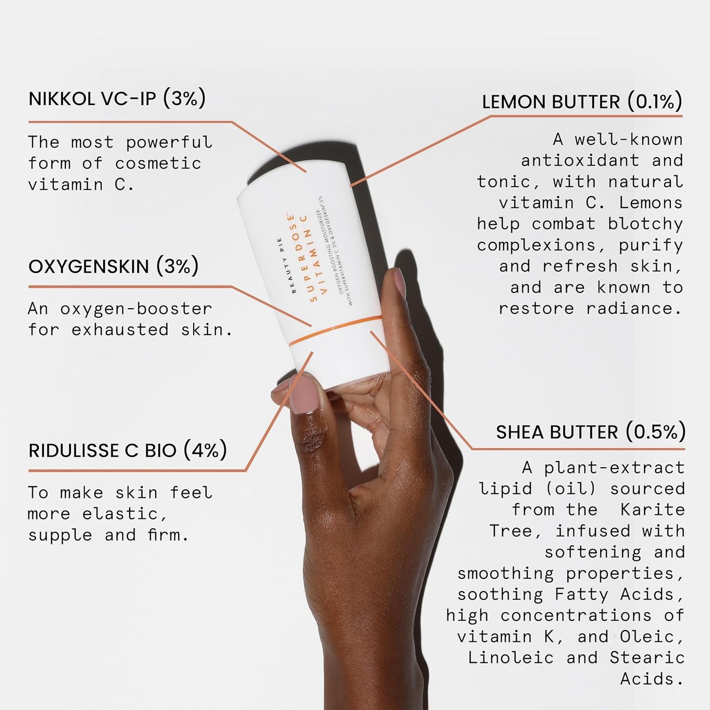 Beauty Pie Superdose Vitamin C Oxygen-Boosting Moisturizer With Smoothing, Softening & Anti-Aging Benefits