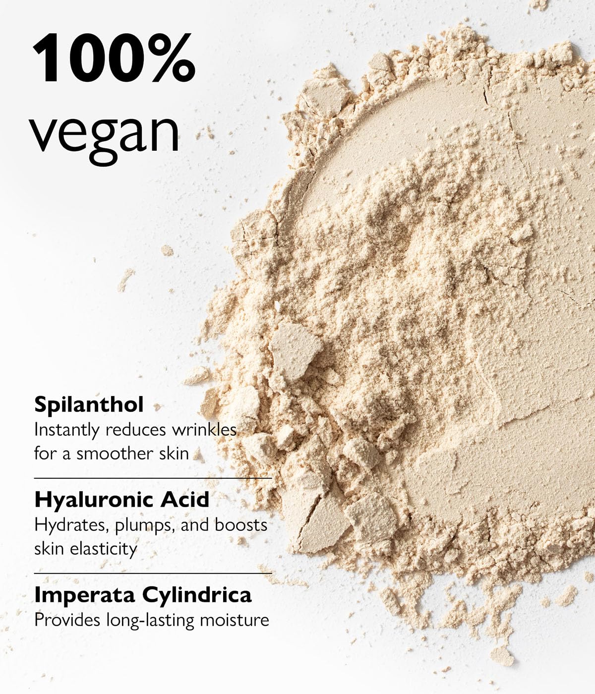 Biotulin - Hydrolon 0.7oz - Anti-wrinkle moisturizing powder with Spilanthol and Hyaluronic Acid - Smooth skin and radiant complexion