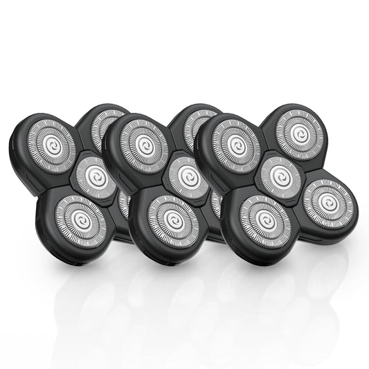 FlexSeries Official Blade 3 Pack Refills - No Irritation, Razor Bumps or Ingrown Hairs, Ultra-Sharp, Durable, ScalpSafe Design, QuickSnap Install, for 50 Shaves, Compatible with FlexSeries