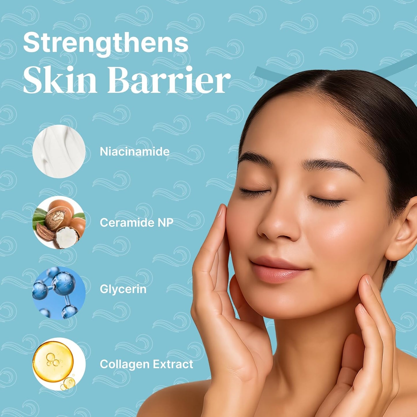 Bayside Collagen Nighttime Wrapping Mask | Overnight Face Mask with Collagen, Niacinamide & Ceramide NP | Hydrating Peel Off Face Mask for Firm, Smooth & Radiant Skin | Facial Skincare for Women, 75ml