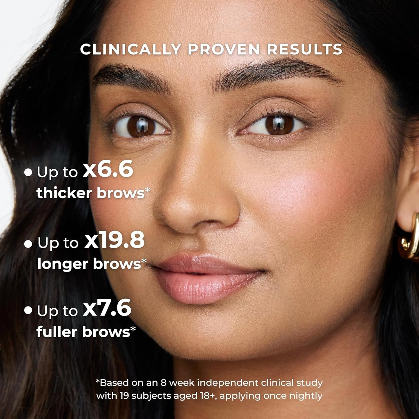 Wunderbrow Growth Enhancer Brow & Lash Serum, 2-in-1 Growth Serum For Fuller, Thicker, Healthier Eyebrows & Eyelashes, Clinically Tested Formula, Visible Results in 6-8 weeks