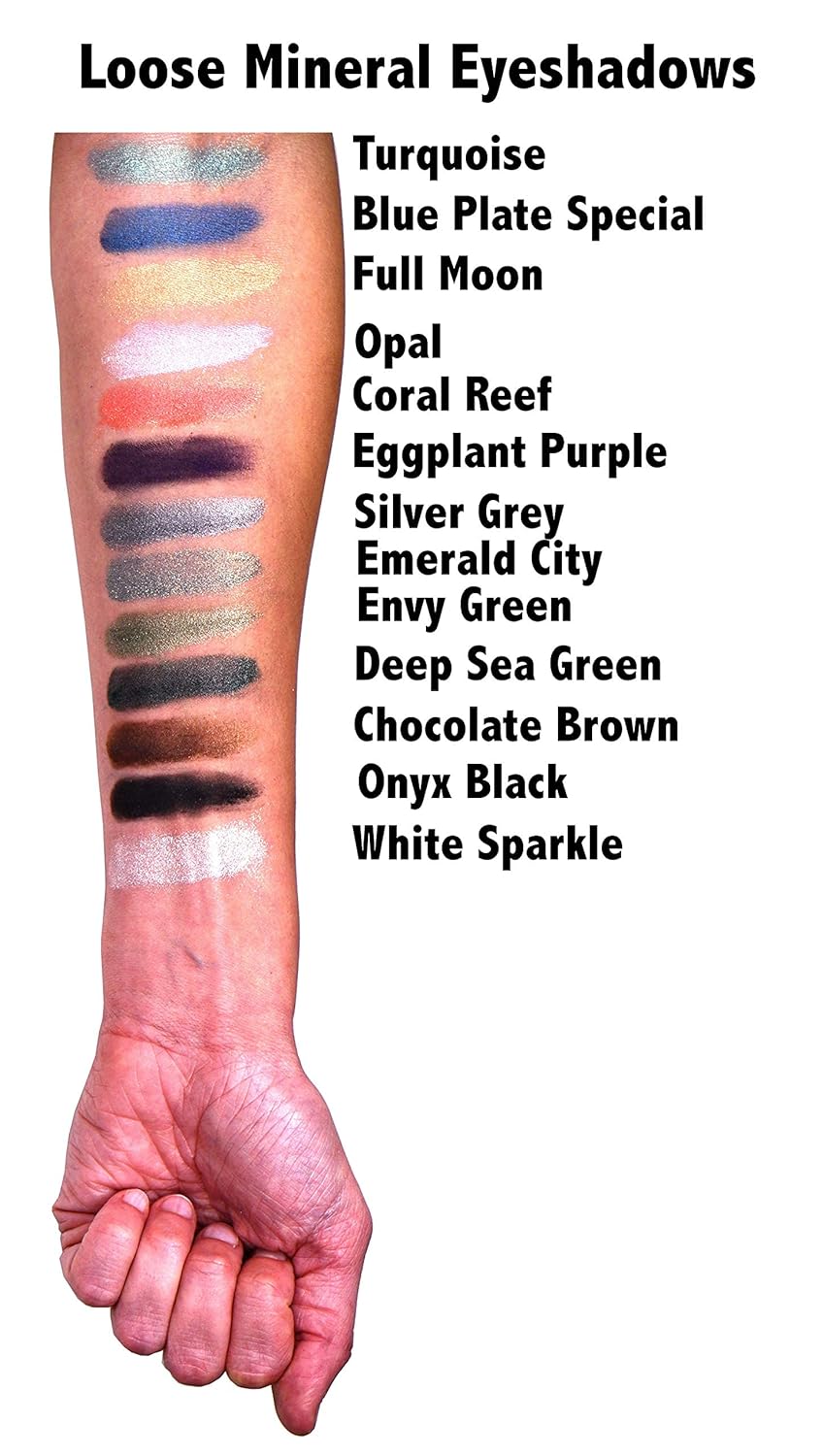 Beautiful Mocha Brown Brass Loose Eyeshadow Powder Pigment, Single Glitter Mineral Dust Jar Pot; Talc, Paraben & Cruelty Free, No Animal Testing