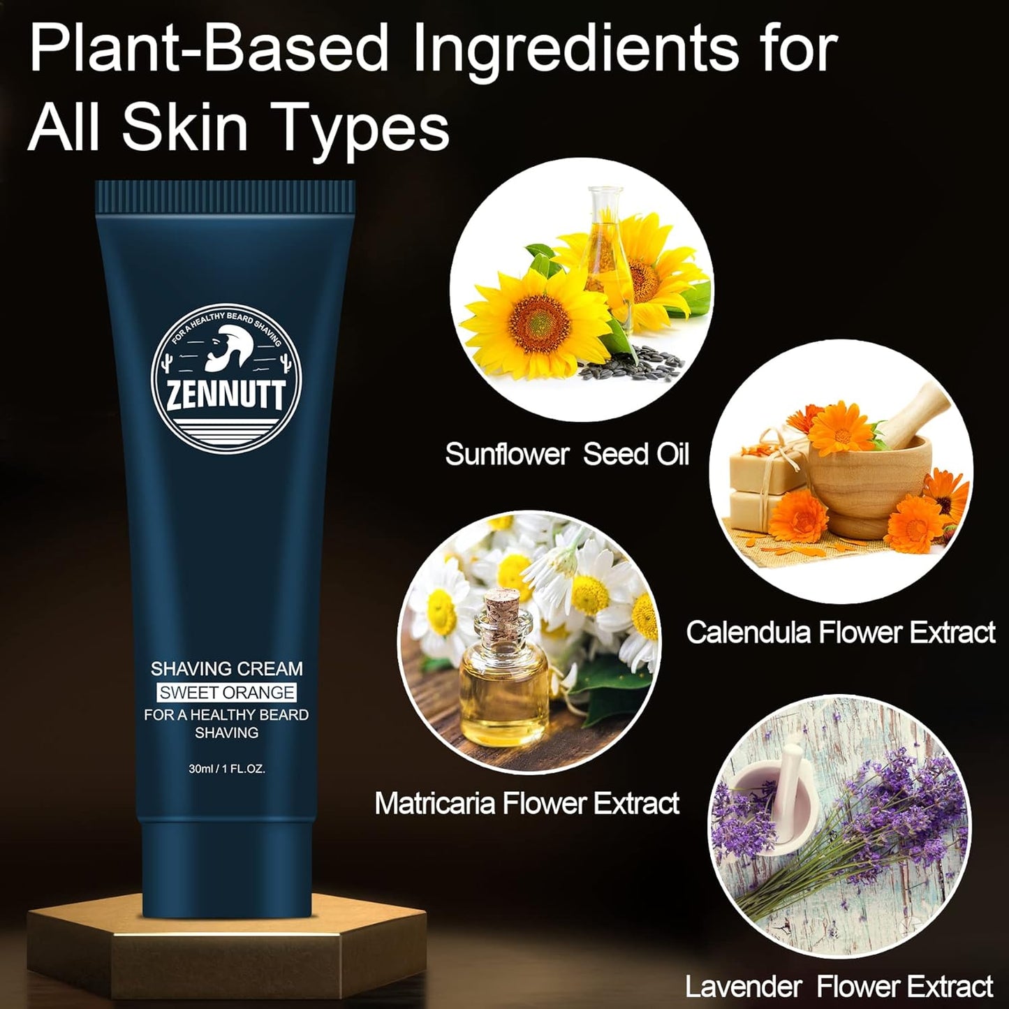 Shaving Cream Mens,8 PCS Travel Shave Cream Gift Set Close Shave Luxury Mens Shaving Cream Kit Unique Gift for Christmas Stocking Stuffers Birthday Gifts for Men Him Dad Adult Husband Boyfriend