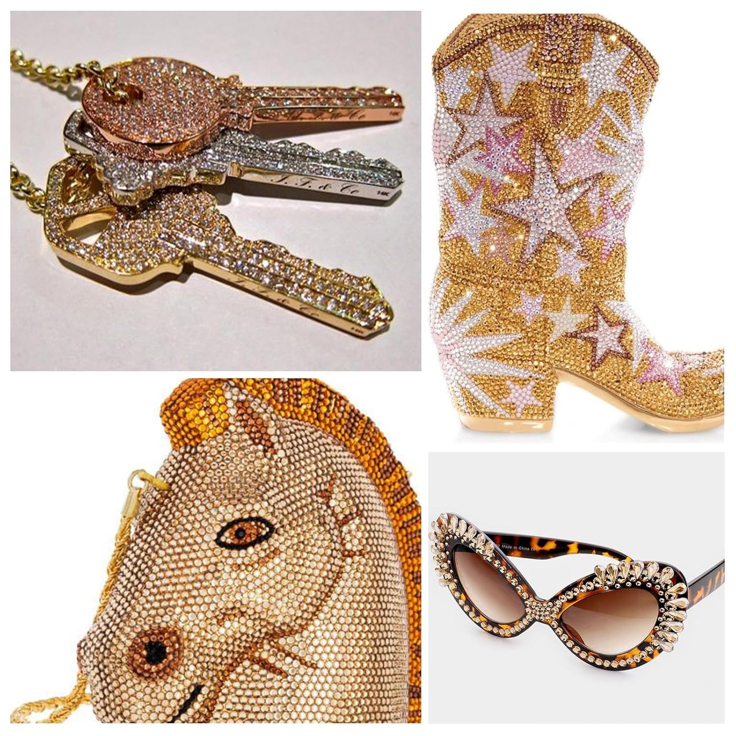 1440Pcs Dawn Light Crystal Rhinestones,Glass Flatback Rhinestones Gemstones for Nail Face Makeup Art Crafts Clothes Decoration -(SS16,4.0mm,Dawn Light)