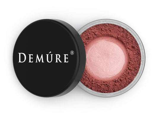 Demure Mineral Blush Makeup Powder | Bold Berry | Loose, Natural, Professional, Cruelty Free