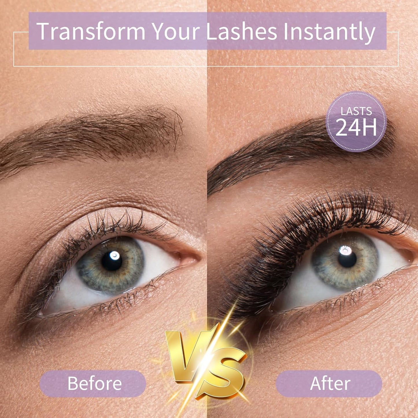 Heated Eyelash Curlers, Rechargeable Electric Eyelash Curler with Dual-Arc Design & 3 Adjustable Temperature - Safe Gentle Heated Lash Curler for Natural Curl Perfect Fit for Women