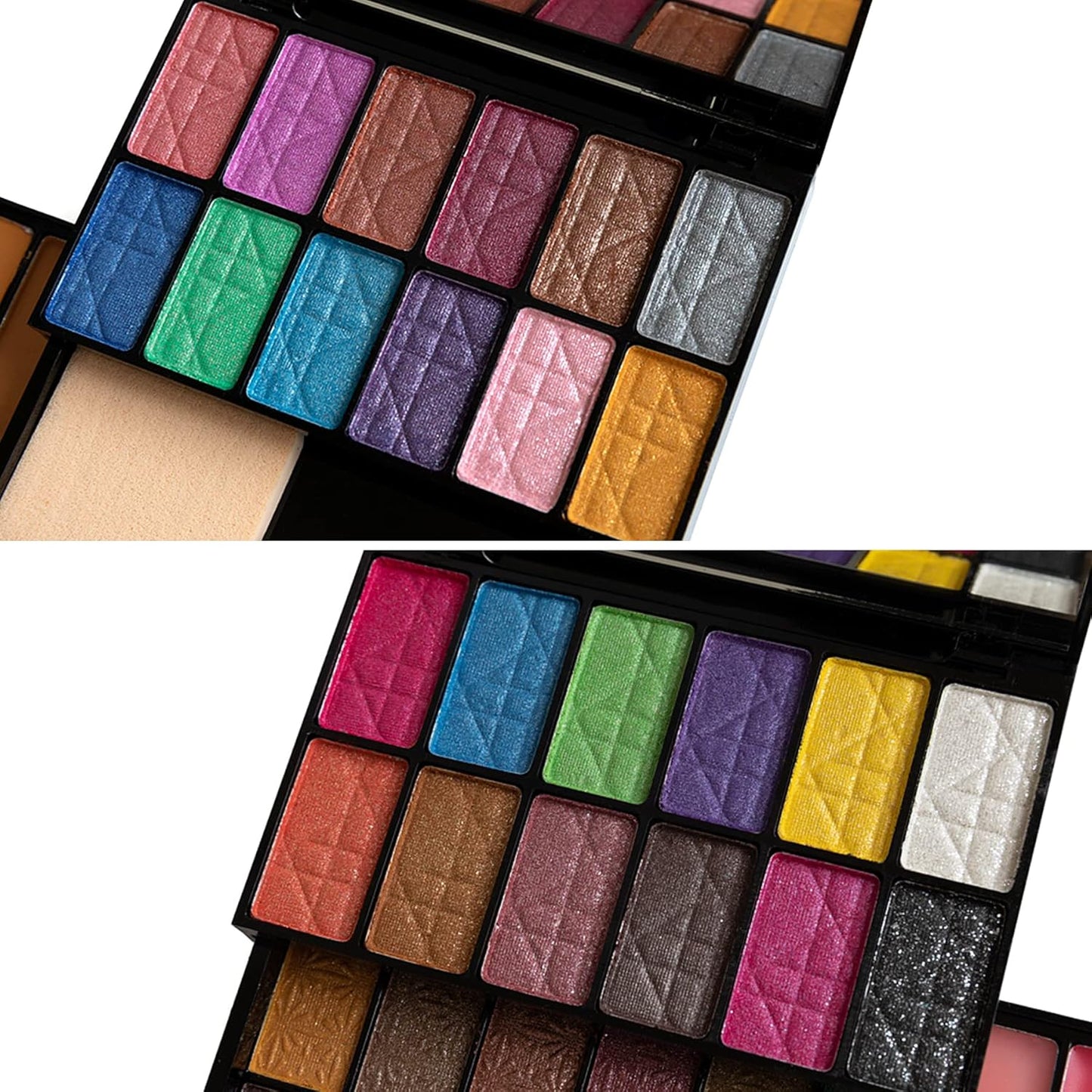 All In One Makeup Gift Kit Portable Contour Palette including 36 Eyeshadow Palette, Lip Gloss, Glitter Cream, Concealer, Blusher, Bronzer, Highlight and Contour - Teen Girl Gifts Trendy Stuff