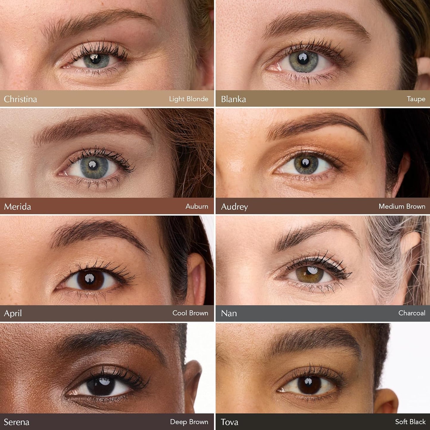 Thrive Causemetics Infinity Waterproof Eyebrow Pencil, Retractable Brow Pencil with Hyaluronic Acid, Shea Butter, Dual Ended Eyebrow Brush Spoolie, Fine Tip, Vegan, Cruelty Free, Audrey (Medium Brown)