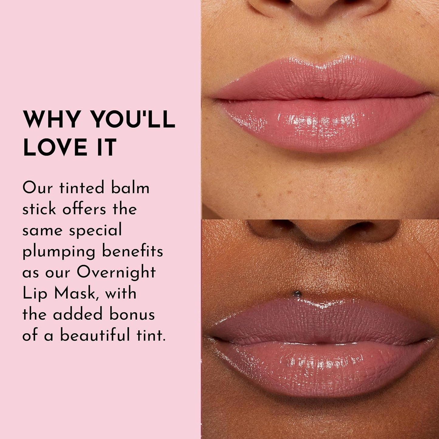 Lawless Forget the Filler Lip Plumping Line Smoothing Tinted Balm - Posey - Premium Tinted Lip Balm with Natural Ingredients to Plump and Smooth Lips for a Firmer, Fuller Look - 0.09 oz