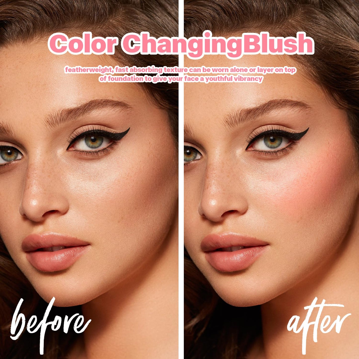 VIOLA HOUSE Color Changing Blusher for Cheeks, Moisturizing Blush Rouge Soft Cream, Lips Balm Multi Use Cream for Cheeks & Lips Glossy (Transparent, 55.00 g (Pack of 1))