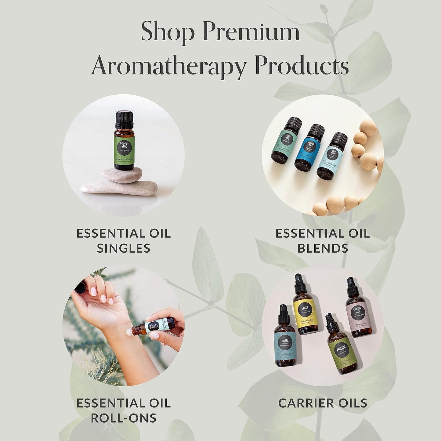 Edens Garden Stress Relief Essential Oil Roll-On Blend- 100% Pure Premium Grade, Natural, Therapeutic, Aromatherapy, Kid & Skin Safe, The Best for Comfort, Relaxation Pre-Diluted 10 ml (.33 fl oz)