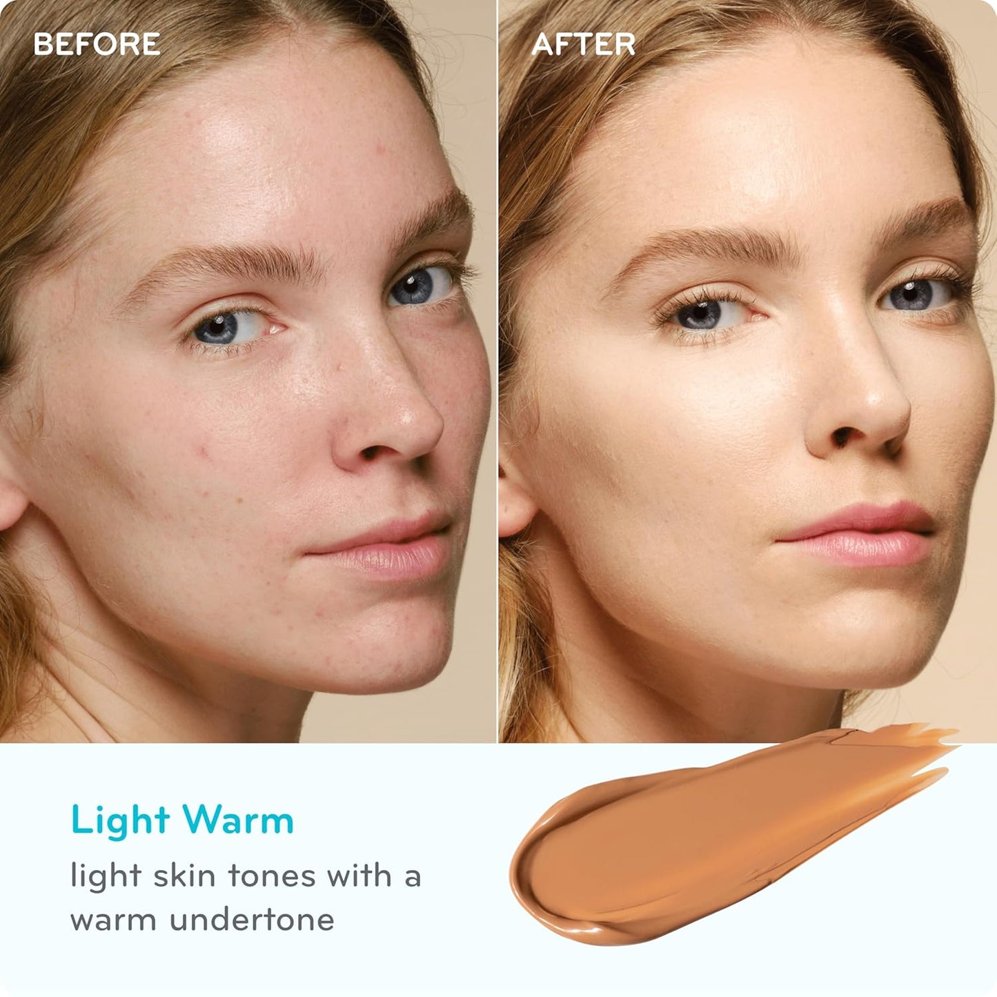 pūrlisse Ageless Glow Serum BB Cream SPF 40 - Glow BB Cream with SPF Enriched with Bakuchiol & Vitamin C to Help Improve Firmness & Reduce Wrinkles for Dewy Skin - Light Warm (1.4 oz)