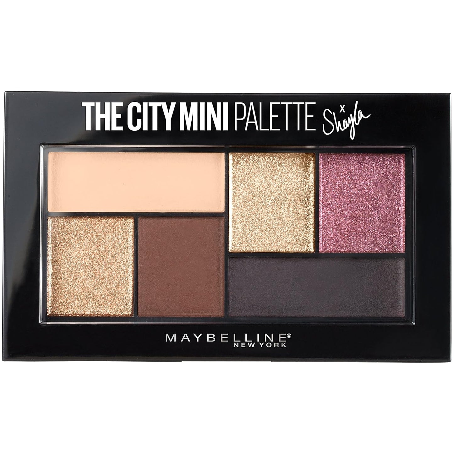 Maybelline New York Makeup The City Mini Eyeshadow Palette X Shayla, Shayla Eyeshadow Palette, 0.14 oz,1 Count (Pack of 1),SG_B073P5JYCD_US
