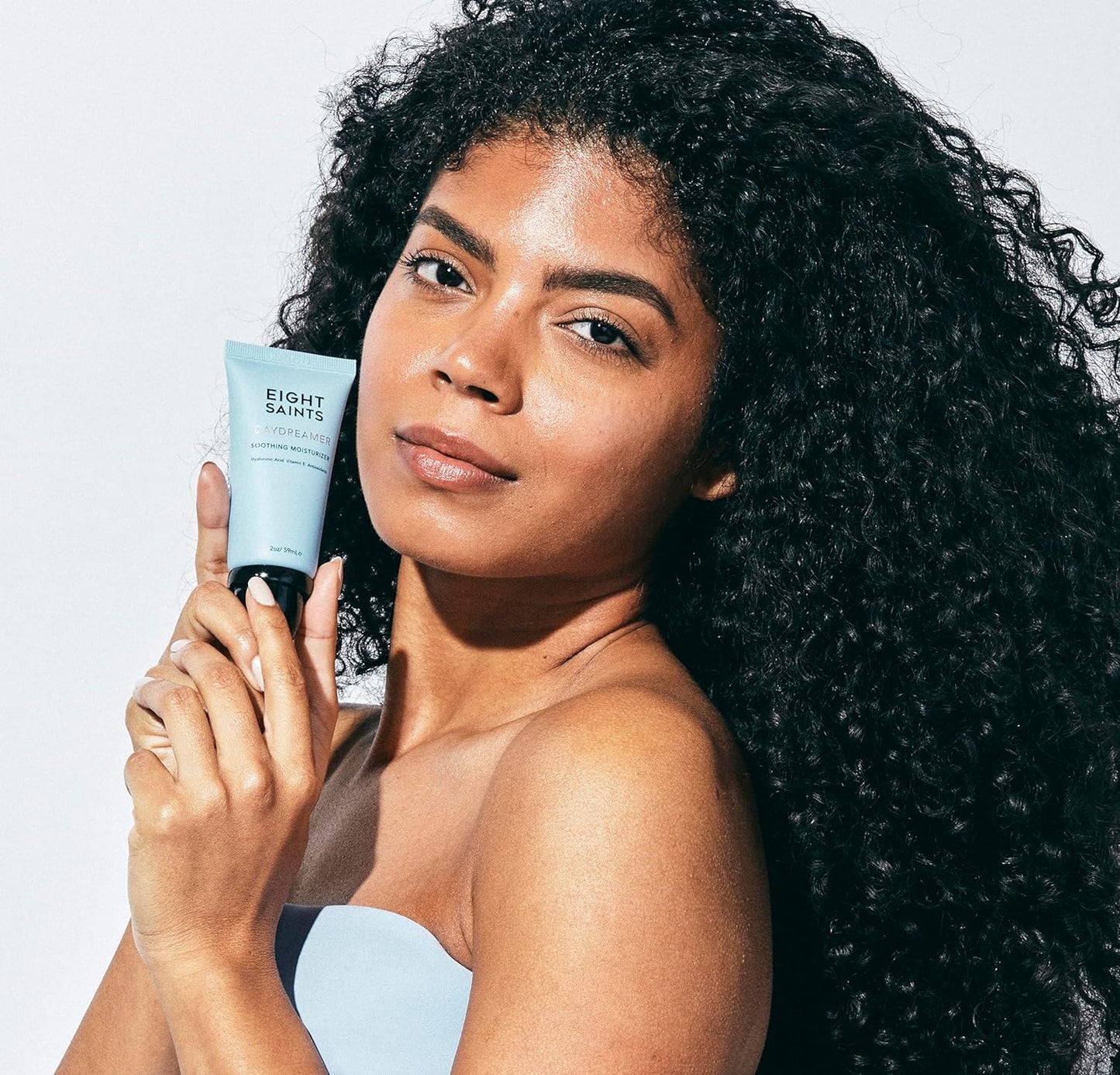 Eight Saints Daydreamer Soothing Anti Aging Face Moisturizer, Natural & Organic Fast Absorbing Oil Free Face Lotion With Hyaluronic Acid & Vitamin E, Hydrating Daily Facial Moisturizer, 2 Ounces