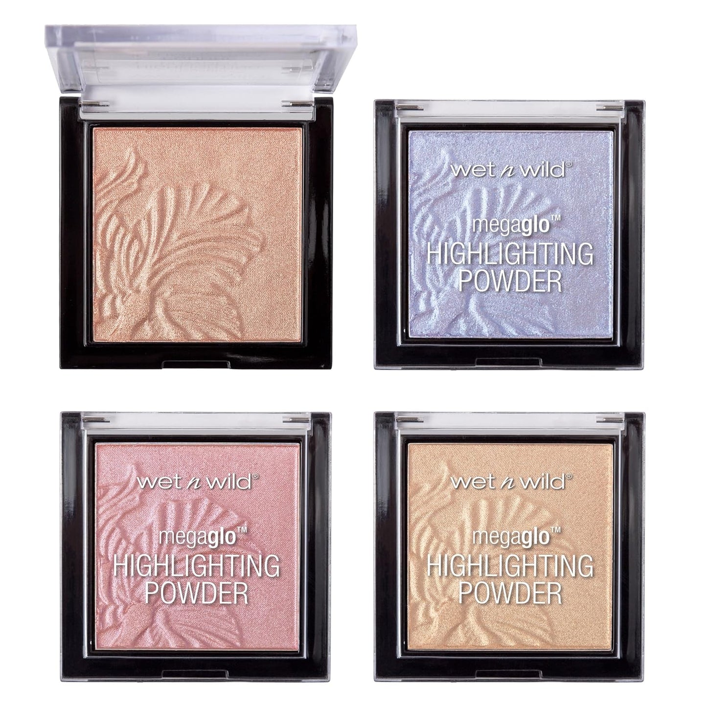 wet n wild MegaGlo Highlighting Powder, Highlighter Makeup, Shimmer Glow, Natural Pink Precious Petals