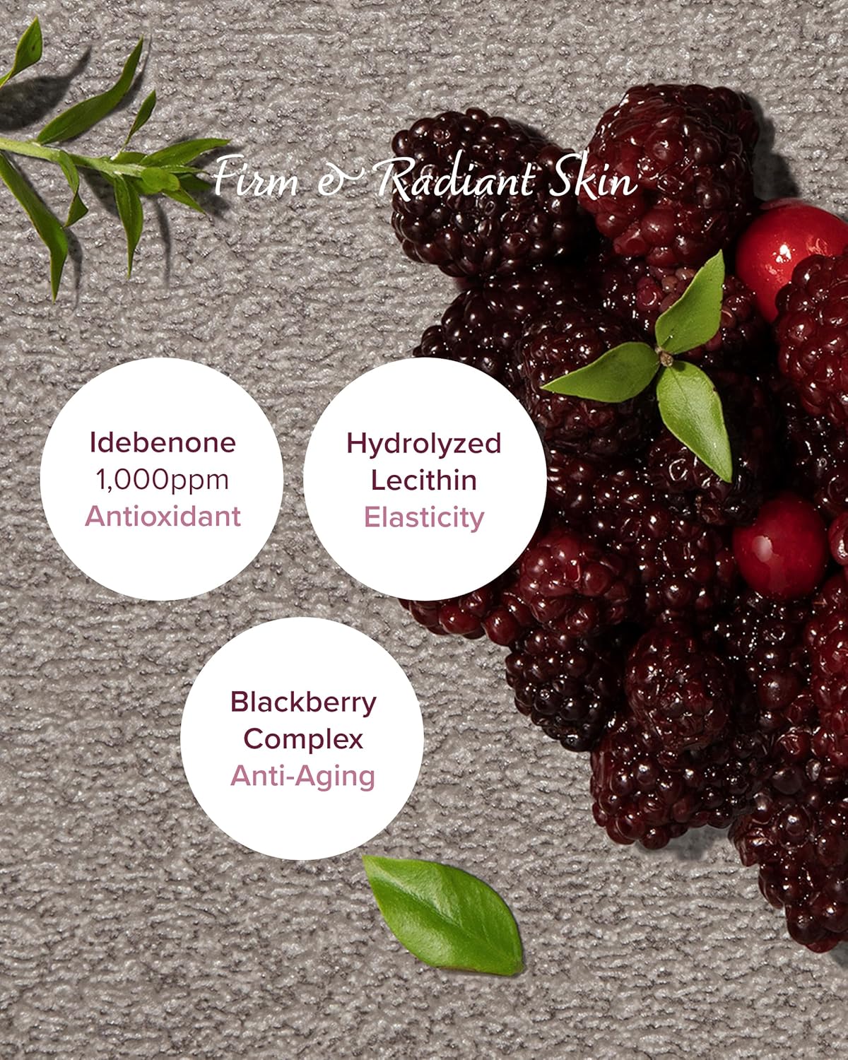 Mary&May SEOUL EDITION Idebenone Blackberry Complex Serum - Korean Anti Aging Face Serum for Skin Elasticity, Nourishing and Radiance - Fragrance-Free, Vegan, and Cruelty-Free, 2.7 fl.oz.