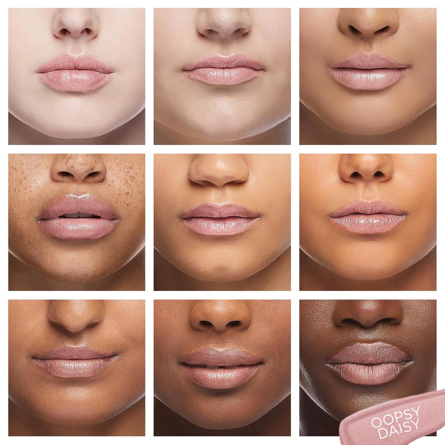 Pure Cosmetics Pure Illumination Lip Gloss - LED-lit Applicator w/Side Mirror - Non-Sticky, Moisturizing & Hydrating Lip Glosses - Soothes & Heals Dried Chapped Lips (Oopsy Daisy)