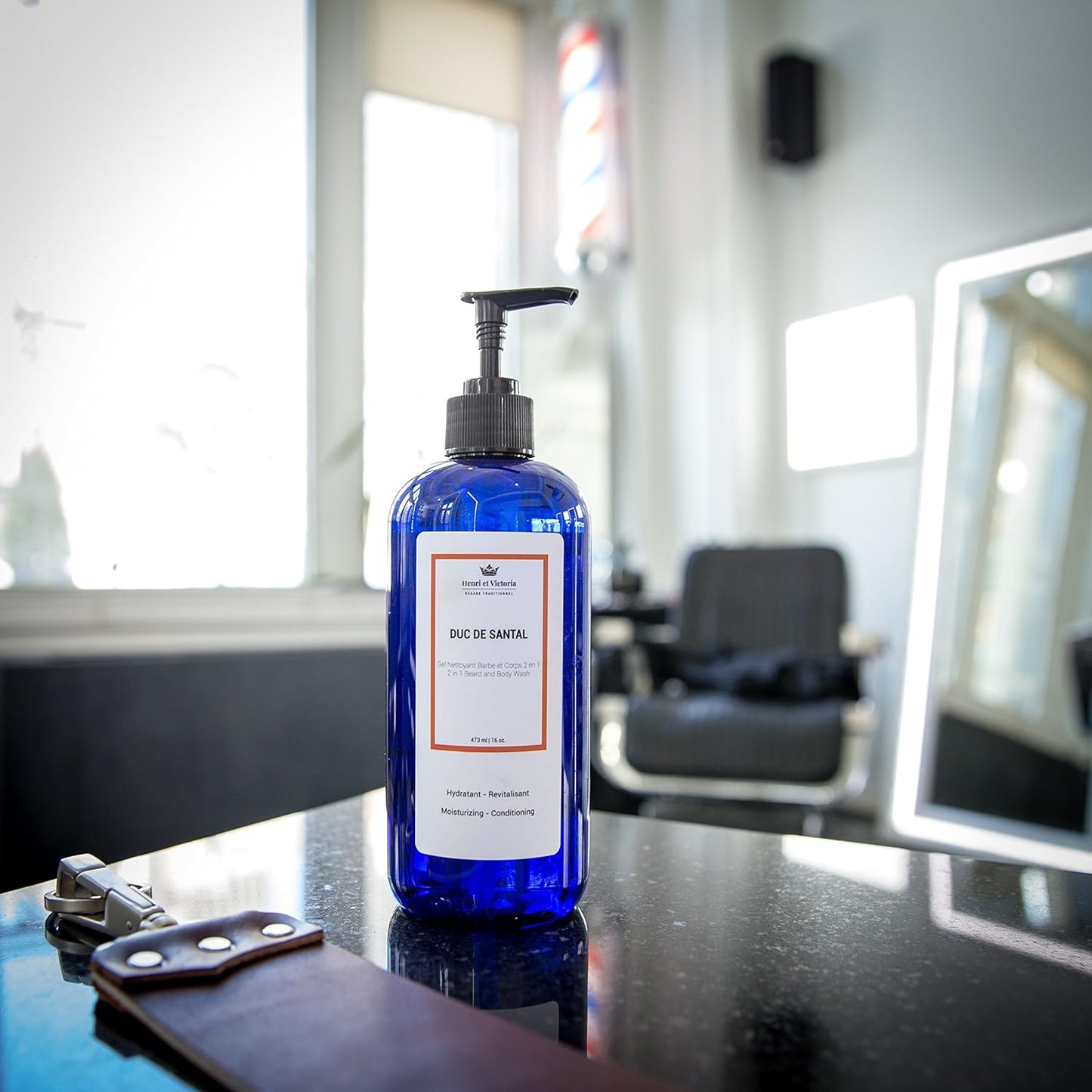 Duc de Santal Beard Wash Body Wash For Men Hand Made | Moisturizing and soothing | 8oz